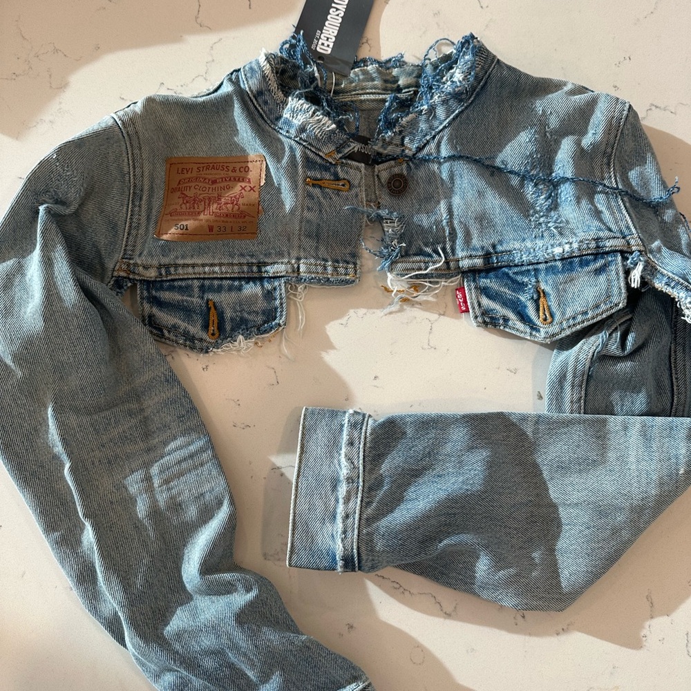 Body Sourced Blue Denim Jacket